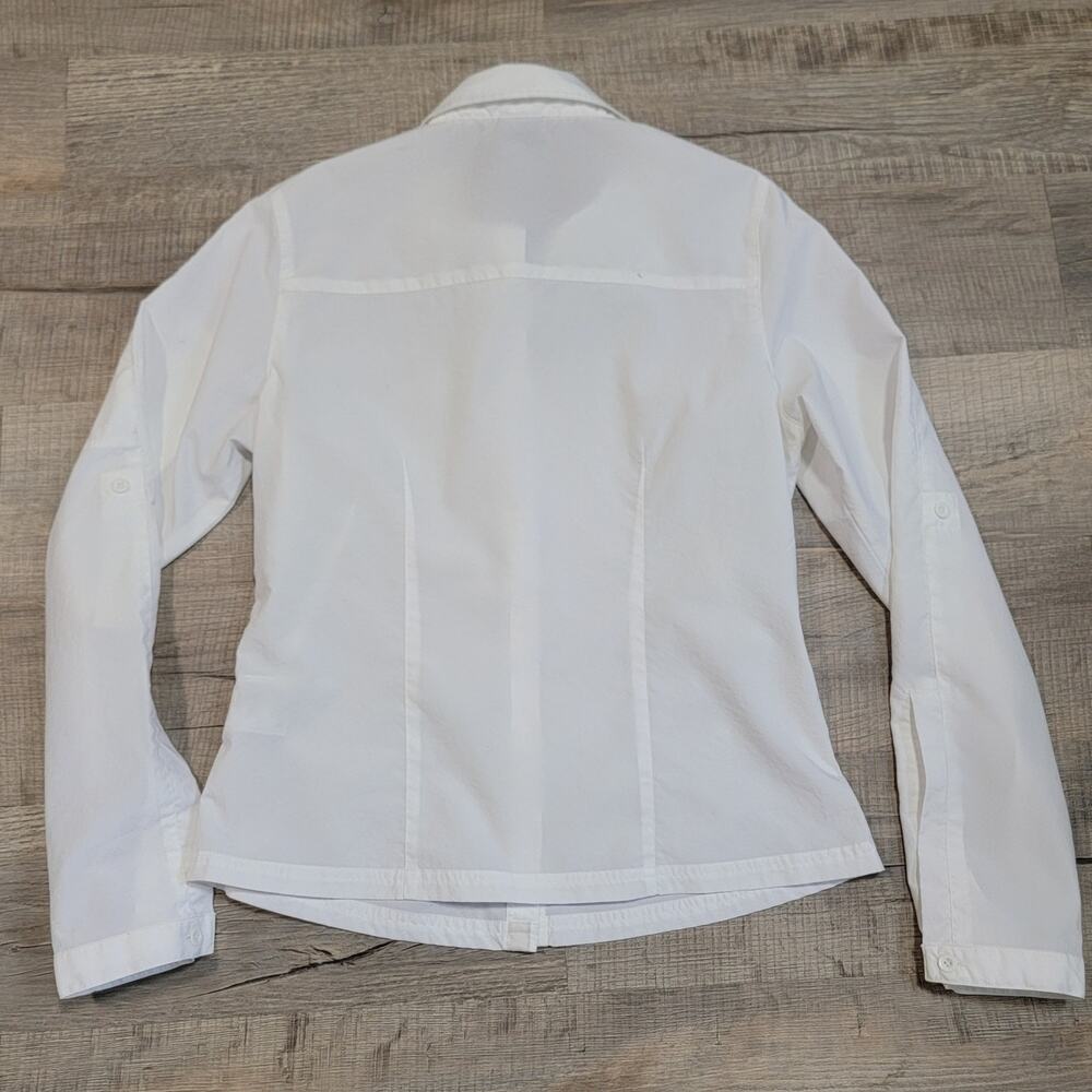 NIKE ACG Womens Button Up Size Medium White Utility Techwear Shirt VTG 00's Y2K - Picture 2 of 10